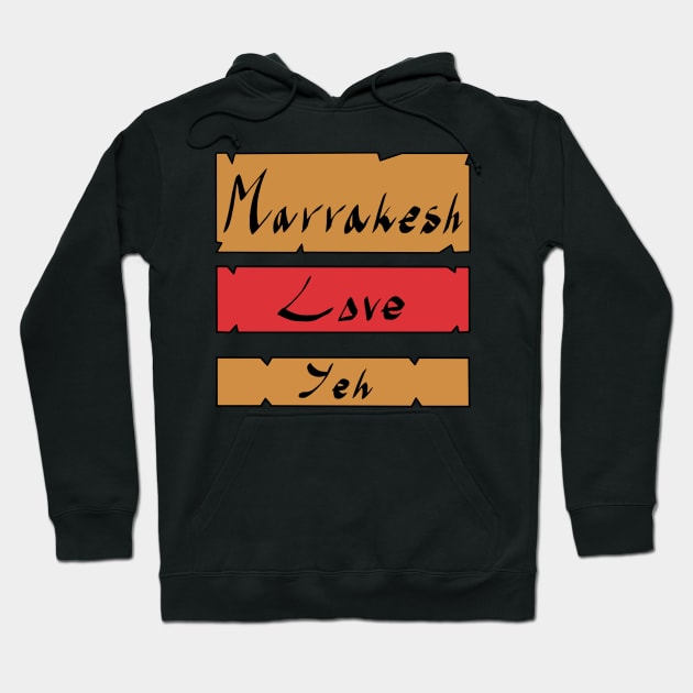 Marrakesh Love Yeh Hoodie by All King